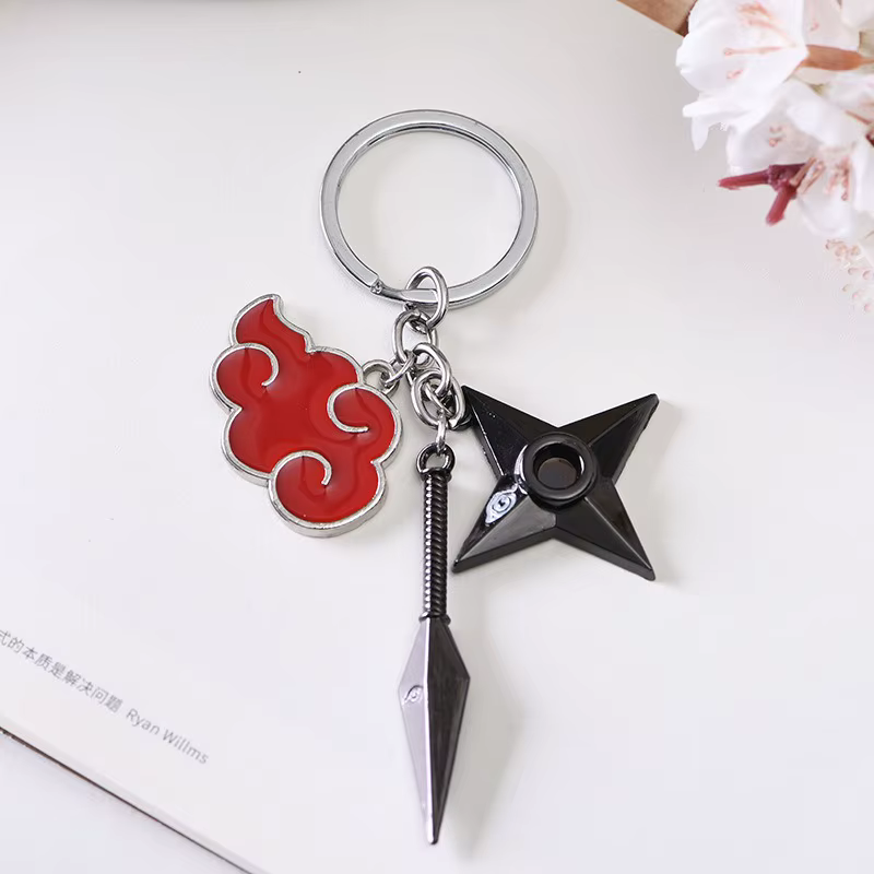 Bandai – porte-clés Anime Naruto, sac à dos de voiture, accessoires, bijoux pour femmes, cadeaux pour hommes