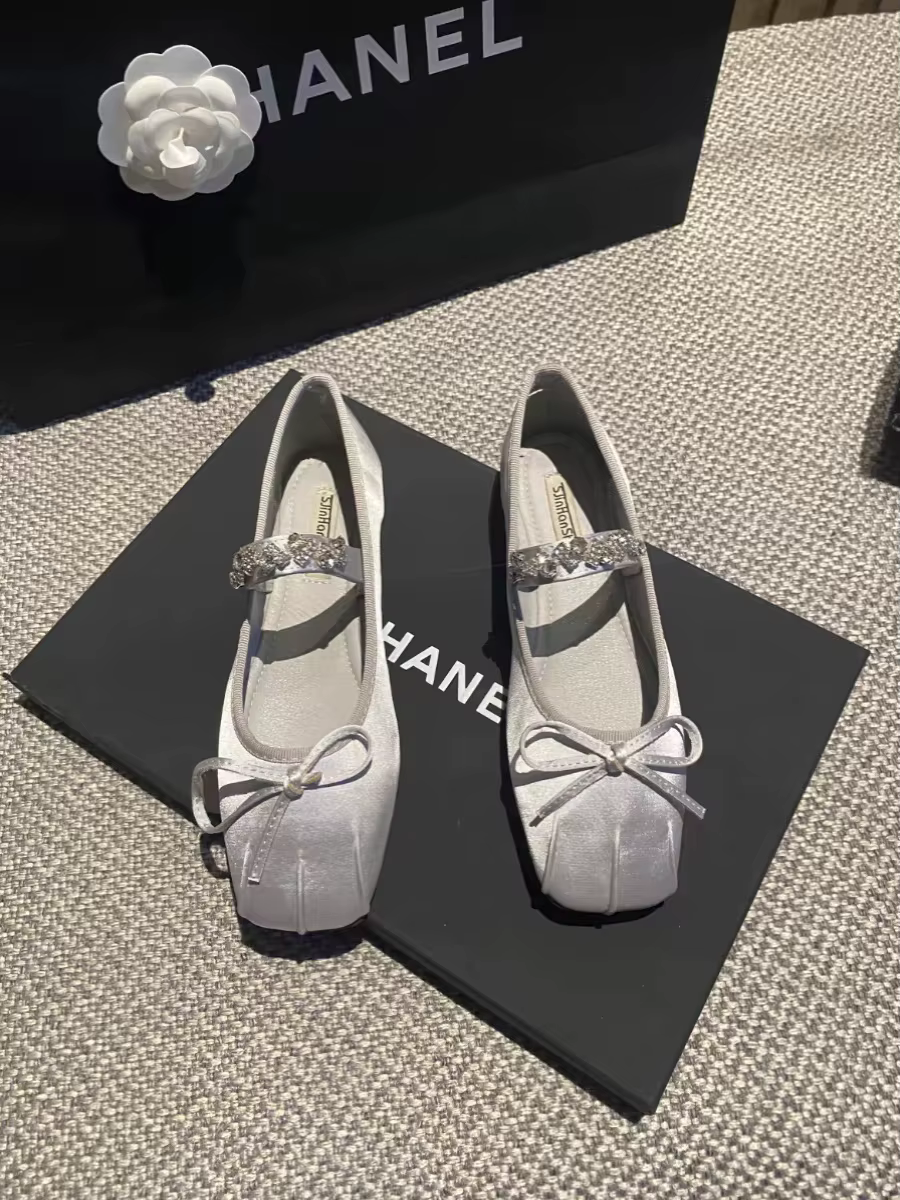 Chaussures plates Parker carrées pour femmes, chaussures de ballet décontractées, Mary Gasoline, biscuits français, printemps, nouvelle mode, 2025