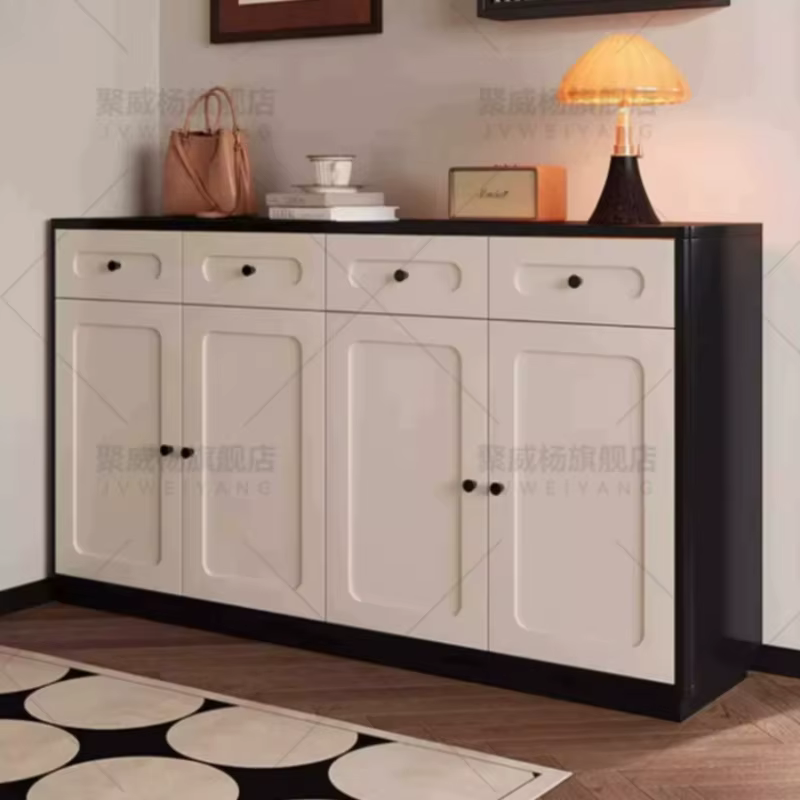 Meuble à chaussures moderne et fin avec tiroirs pour entrée