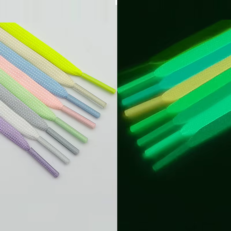 Coolstring-Lacets plats néon phosphorescents