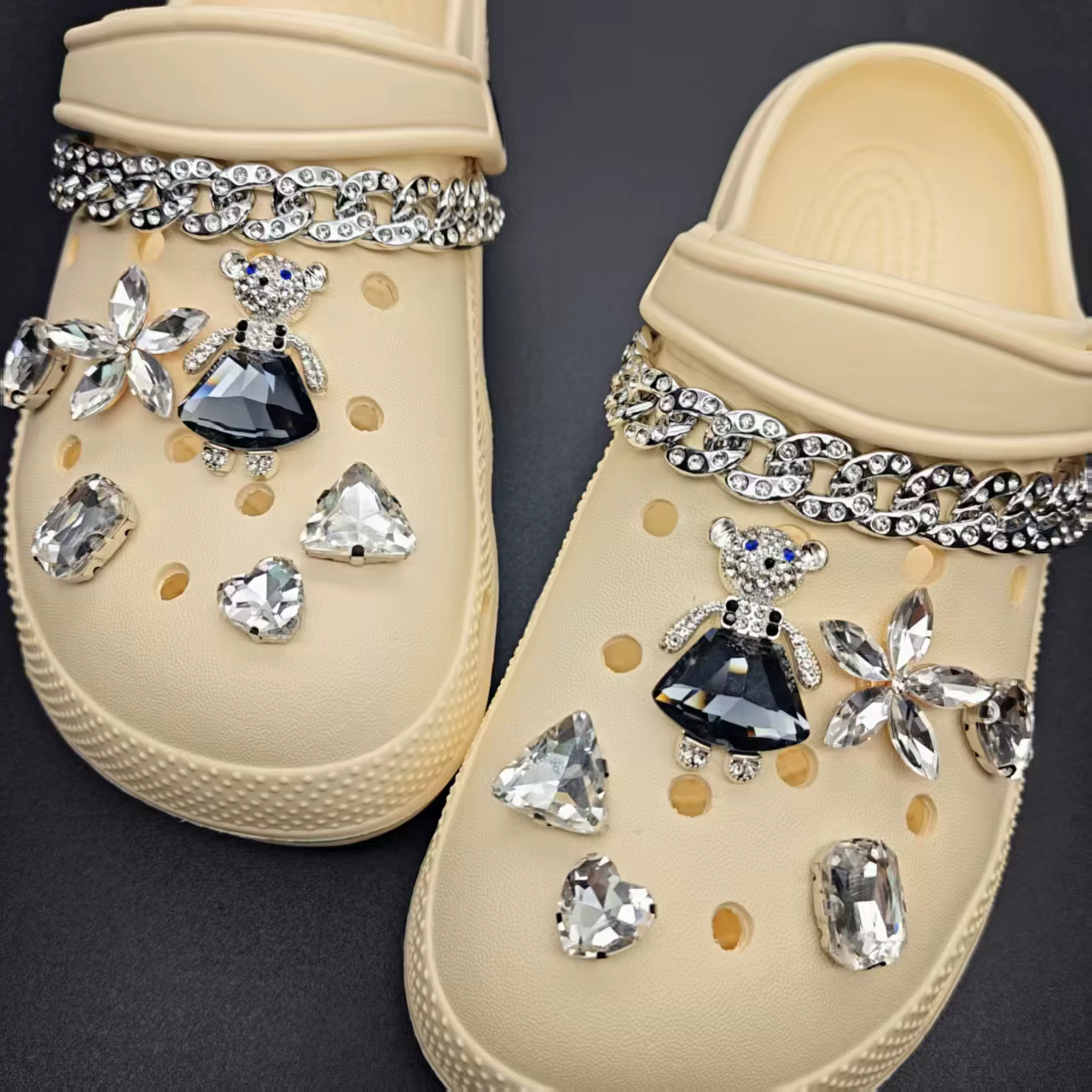 Breloques de chaussures de luxe pour Crocs