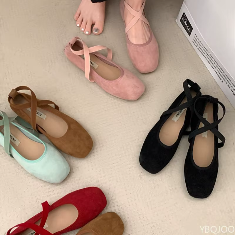 Chaussures plates de ballet pour femmes