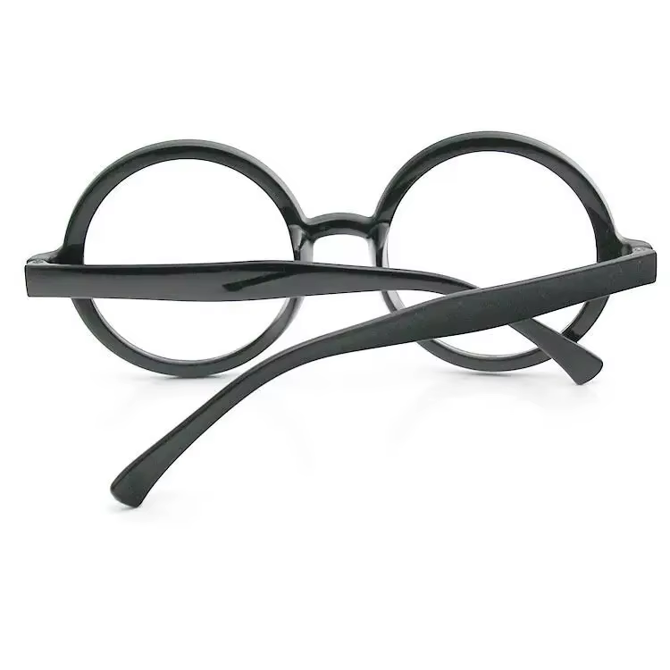 Harried lunettes Cosplay accessoires Anime potiers cadre rond en métal plat rétro Art lunettes adulte garçon vêtements accessoires cadeaux