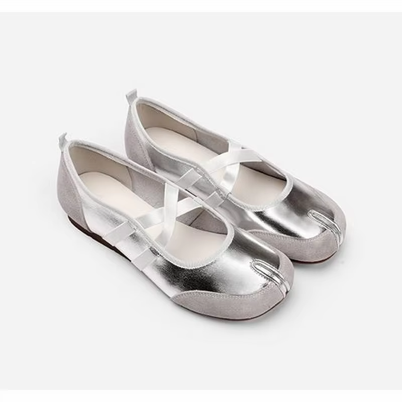 Tabi – chaussures plates à bretelles croisées pour femmes