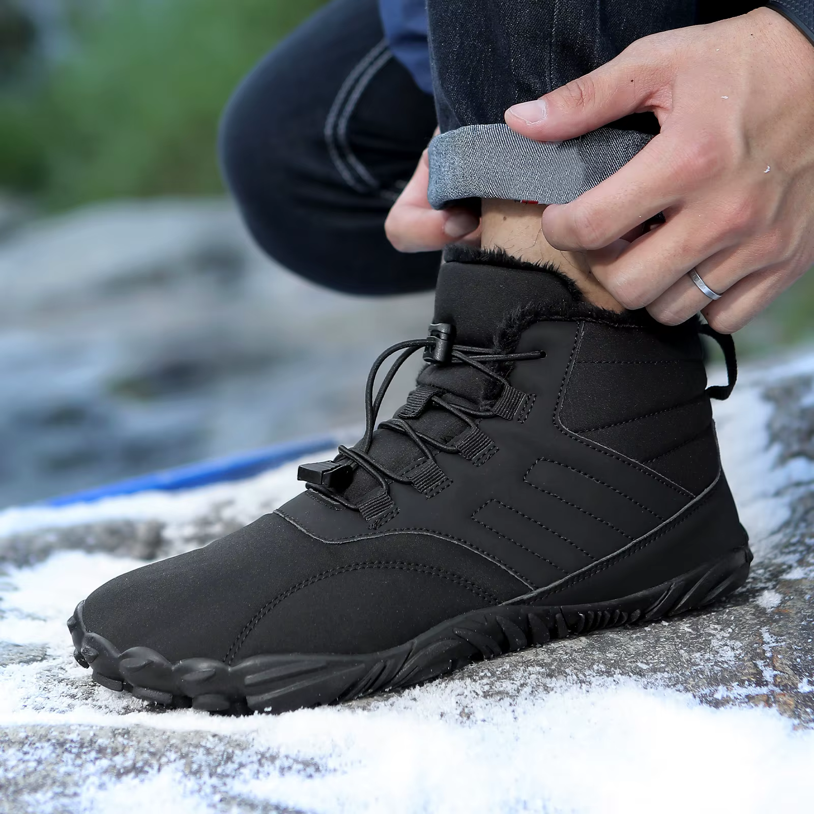 Bottes de neige imperméables pour hommes et femmes