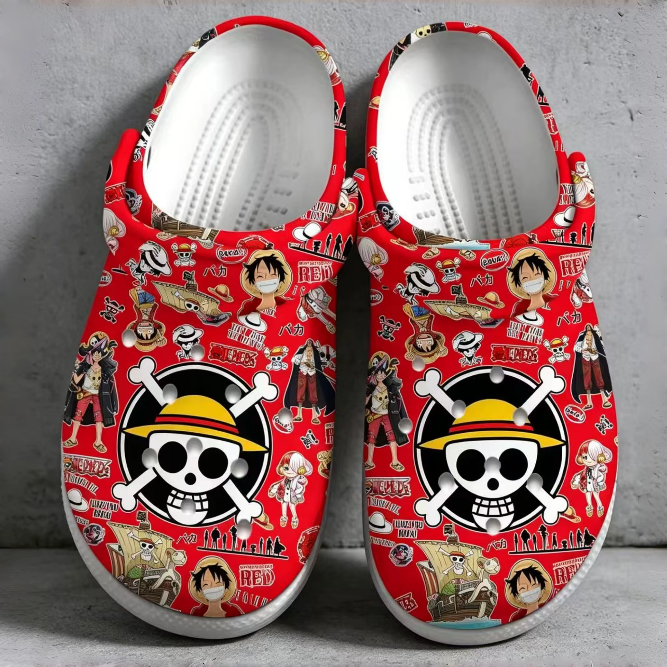 Sandales d'été One Piece Luffy