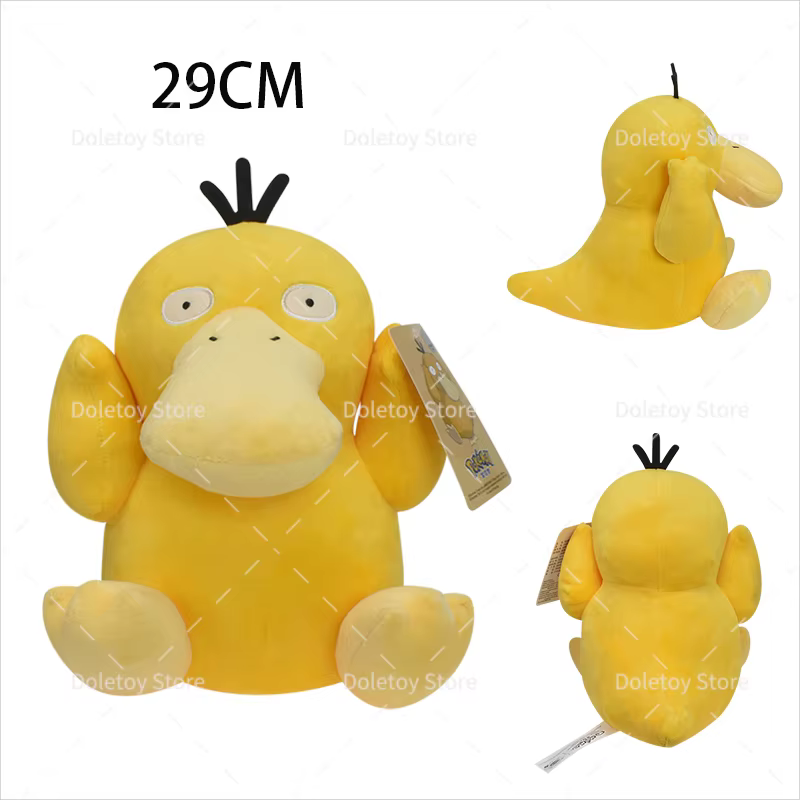 Peluche Pokemon Pikachu Psyduck Jolteon brillant Ho-Oh Fennekin Dedenne