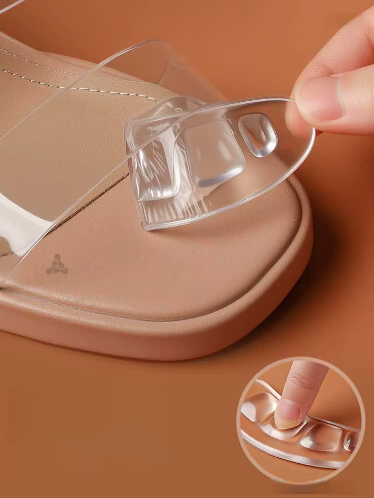 1 paire de semelles intérieures pour chaussures à talons hauts pour femmes (coussinets antidérapants pour l'avant-pied