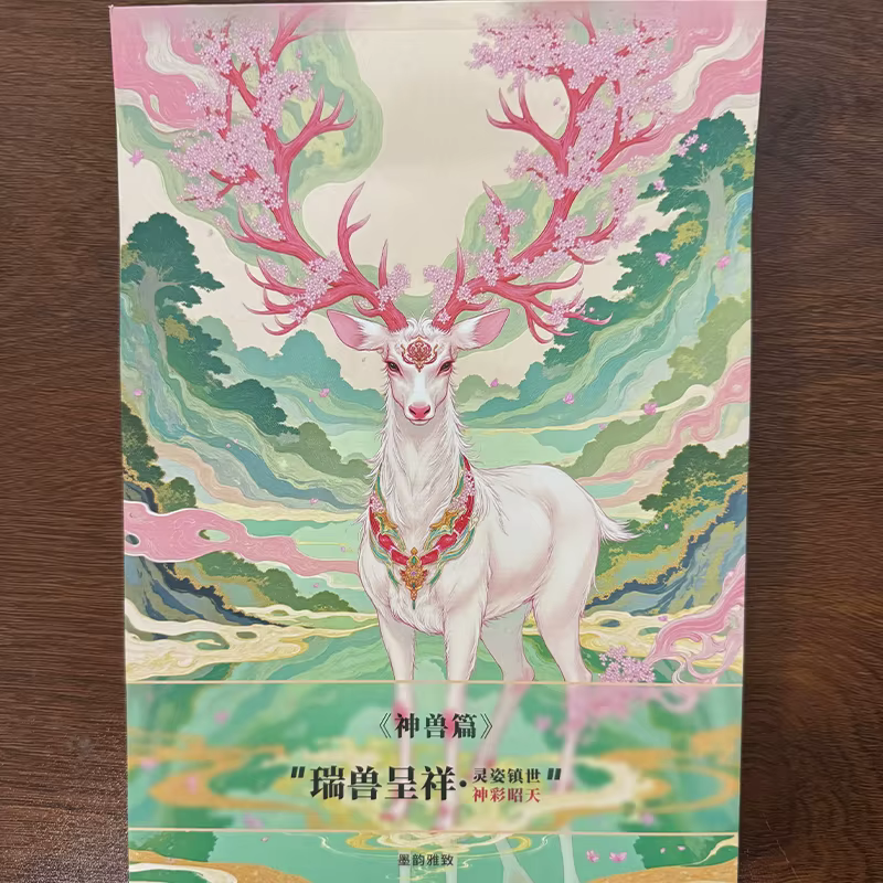 Nouvel ensemble de cahiers de traçage d'illustrations de style chinois, cahier de copie d'art au trait aquarelle, carnet de coloriage et de croquis pour la pratique du dessin