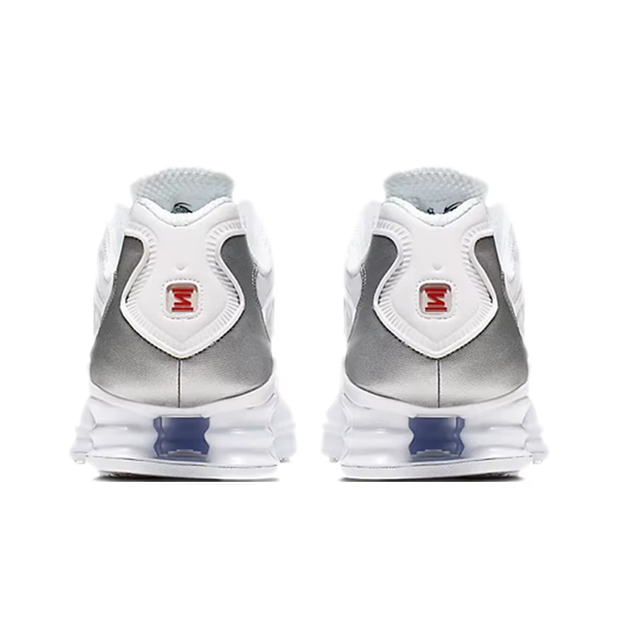 Nike Shox Tl Blanc Argent Métallisé