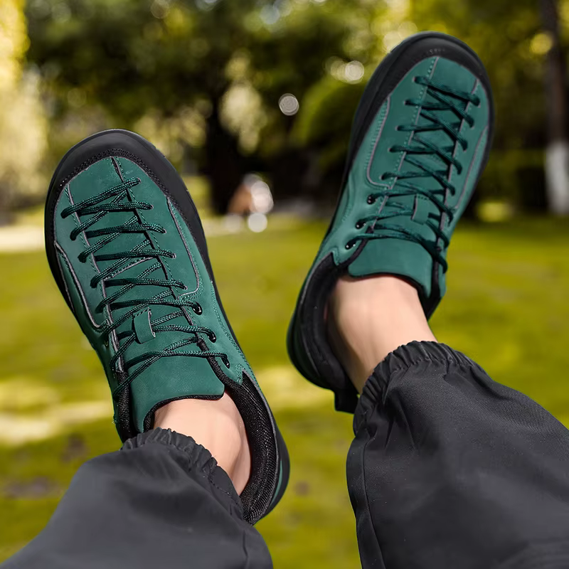 Nouveaux hommes femmes pieds nus bout large chaussures de marche à la mode