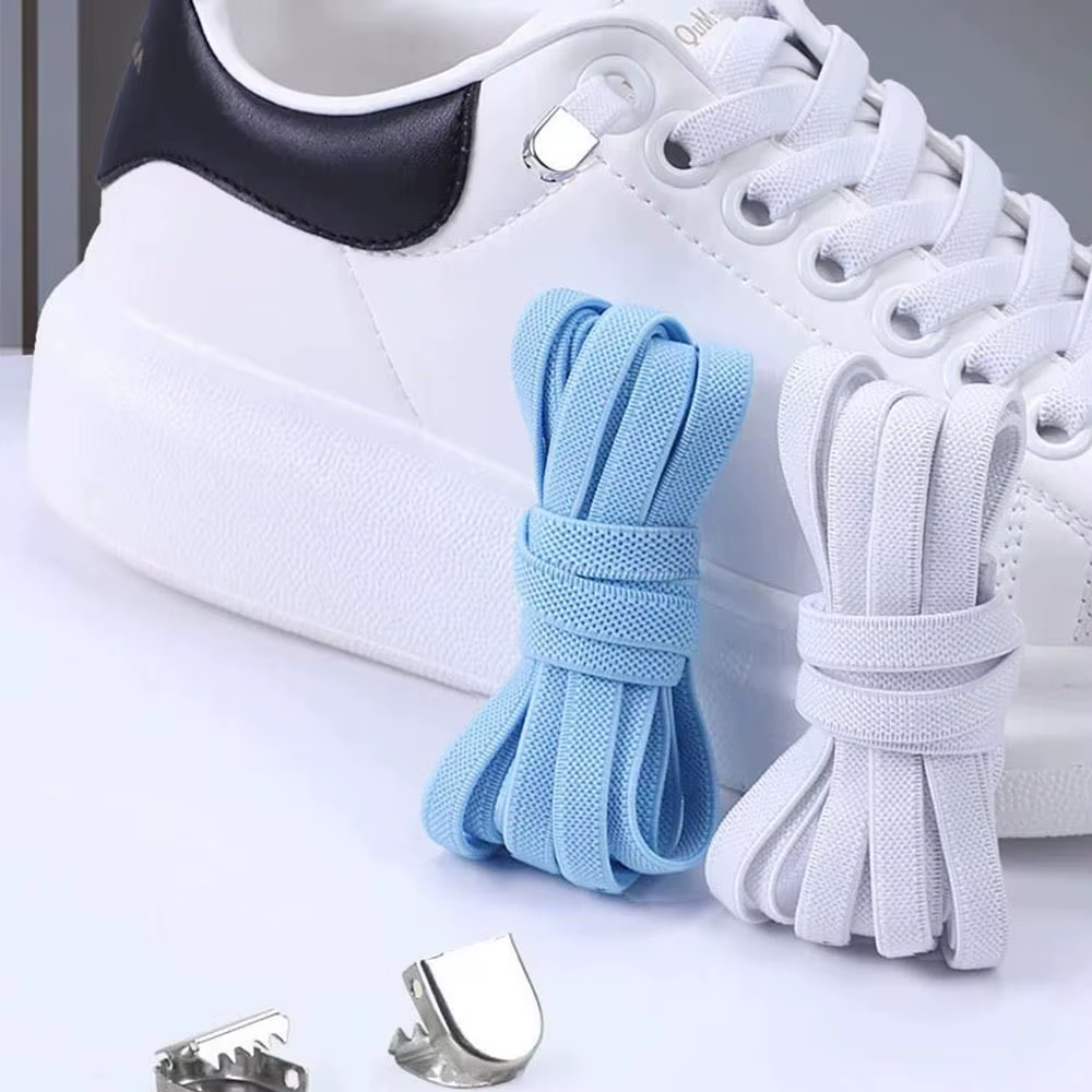 Lacets élastiques durables sans nœuds pour chaussures de course