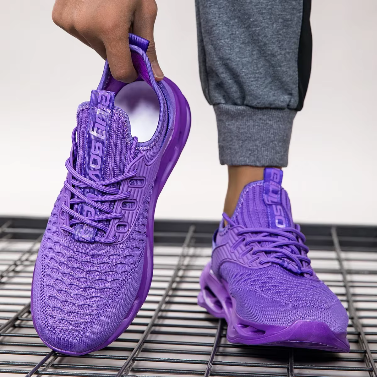 ELUVA baskets pour hommes confortable léger respirant chaussures de sport homme
