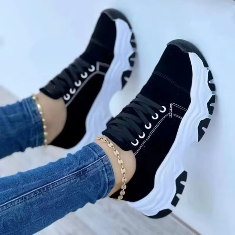 Femmes chaussures vulcanisées plate-forme
