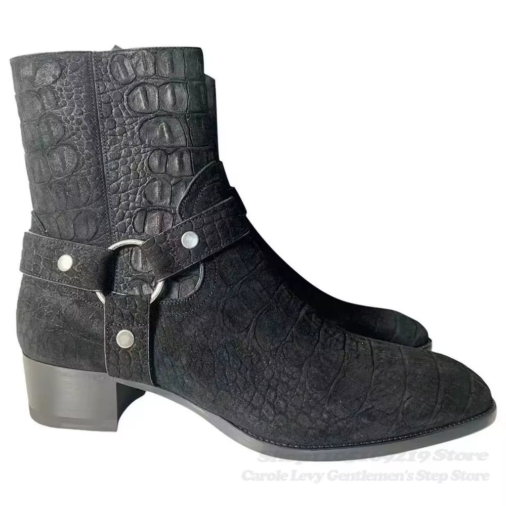Bottes Chelsea de style britannique pour hommes