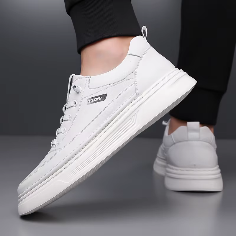 Chaussures décontractées en cuir PU pour hommes