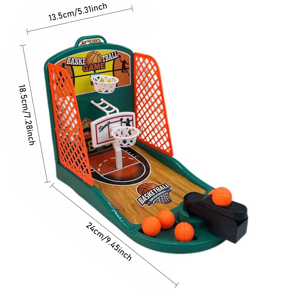 Jeu de tir au basketball de table pour enfants, jeu de société de tir au doigt, jouet interactif parent-enfant - Cadeau de Noël ﻿