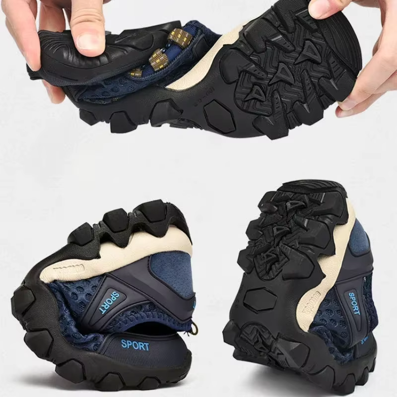 Hommes baskets été Wading maille chaussures confortable sans lacet