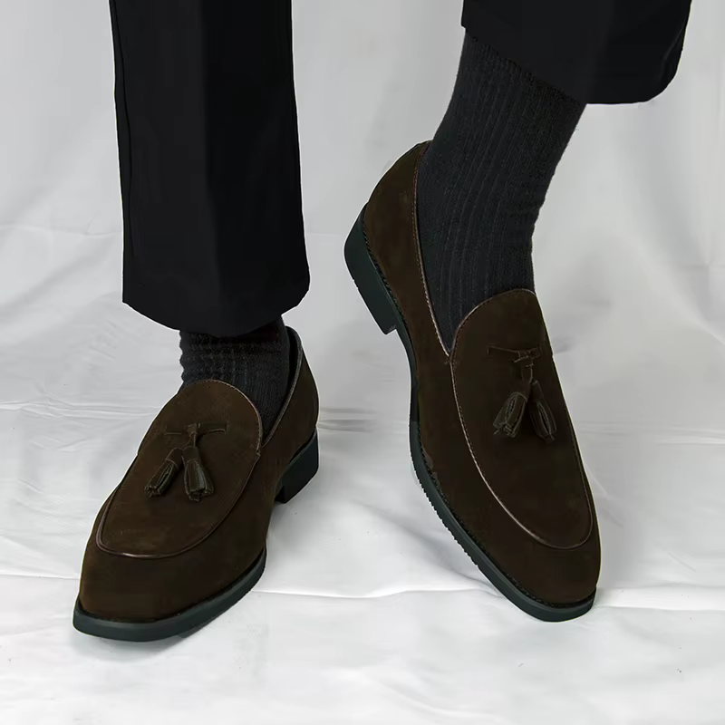 Mocassins de loisirs sans lacet chaussures de marche pour hommes