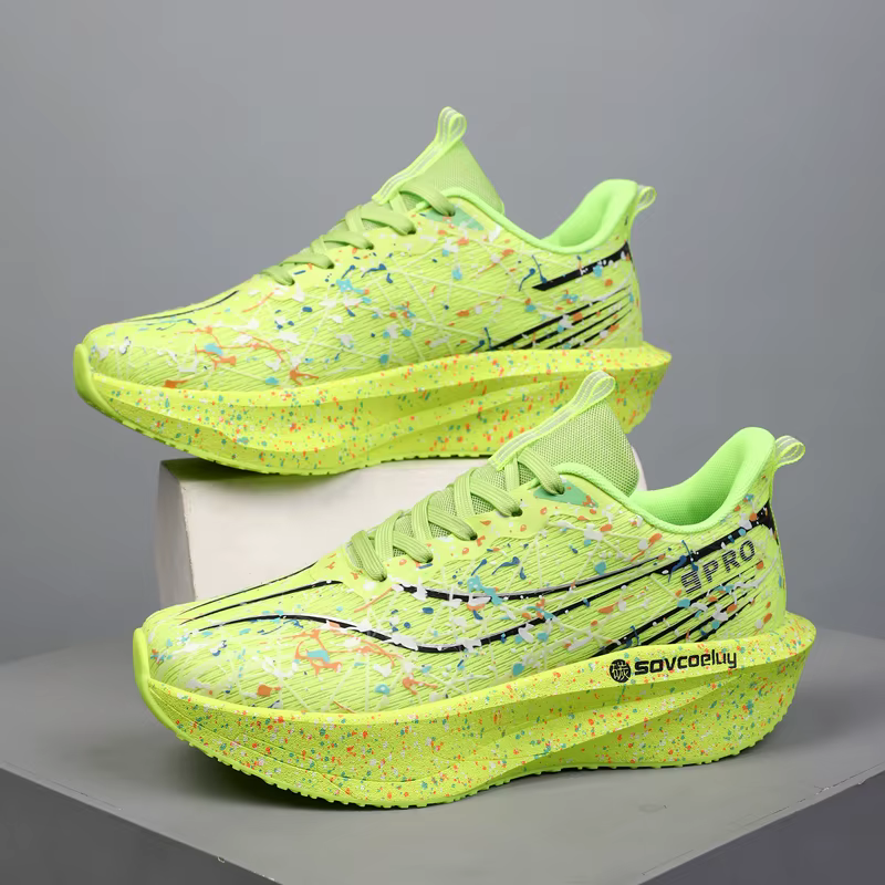 Chaussures de course pour hommes avec caractéristiques lumineuses