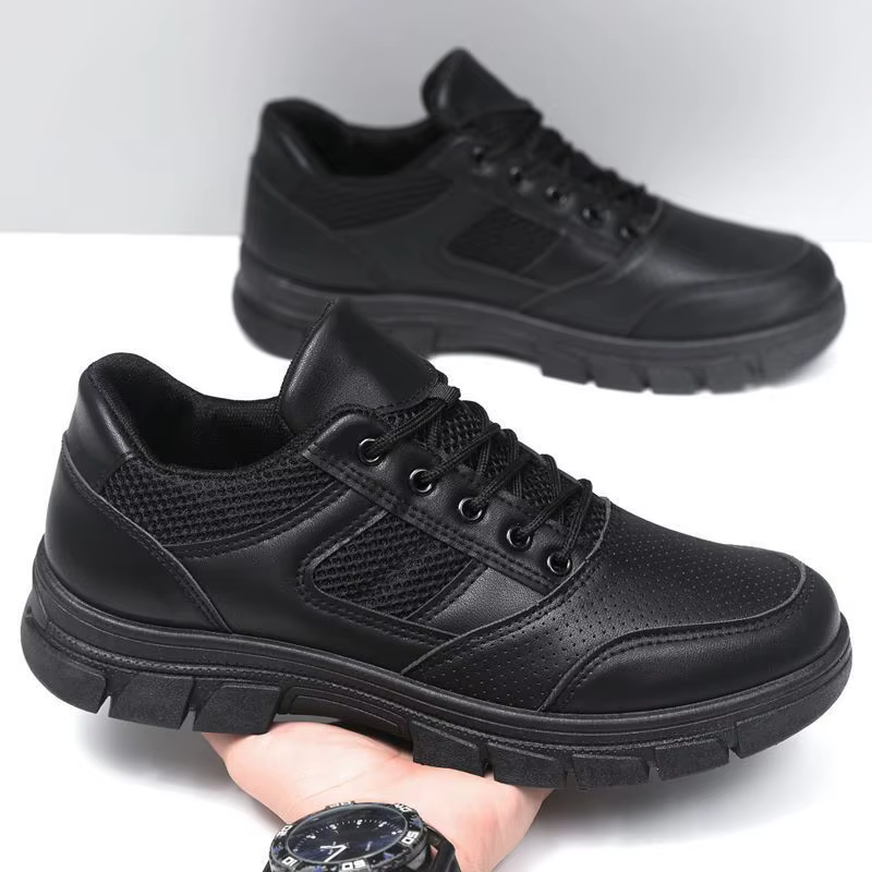 Chaussures d'entraînement noires imperméables antidérapantes 39-46