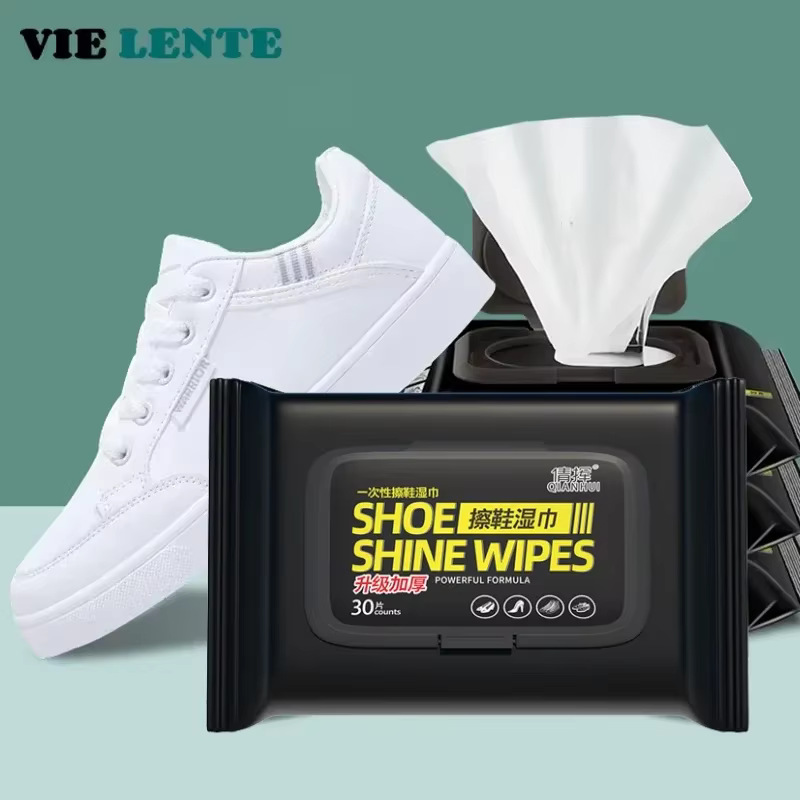 12-60 pièces chaussures jetables lingettes propres