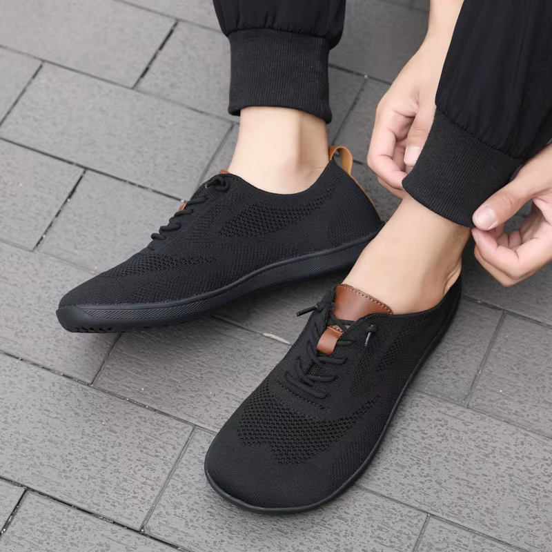 Chaussures larges pieds nus pour hommes