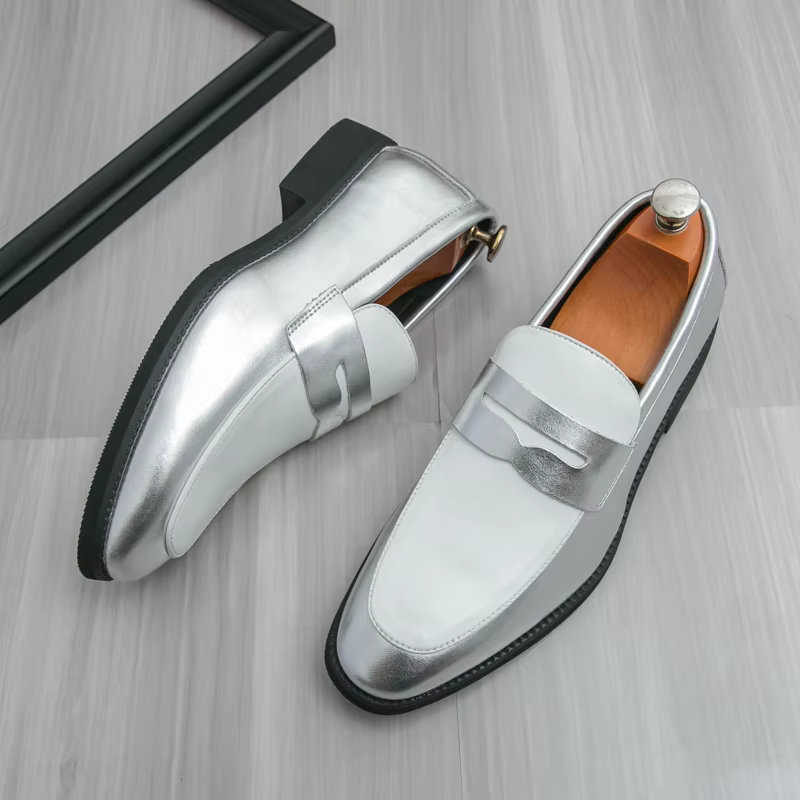 Hommes chaussures pour mariage mocassins 2025 nouveaux