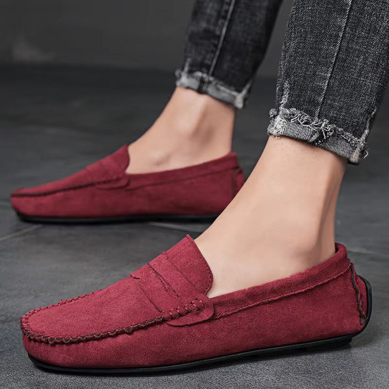 Mocassins en Daim Légers et Doux pour Homme