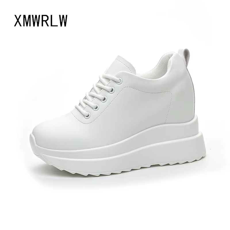XMWRLW femmes automne hiver chaussures en cuir véritable talon caché