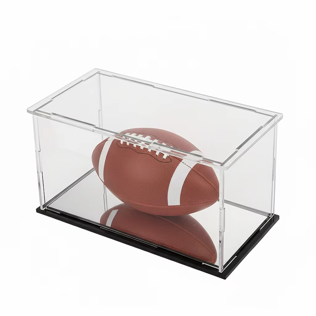 1 présentoir d'assemblage en acrylique, collection d'affiches de football et de basket-ball (accessoire de base circulaire gratuit * 1)