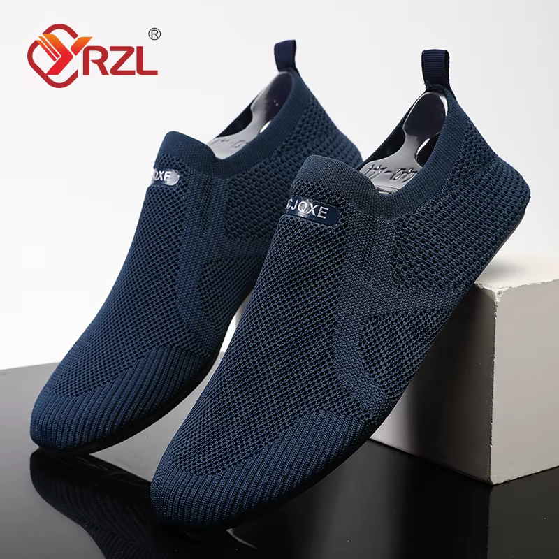 YRZL chaussures pour hommes marche tricot