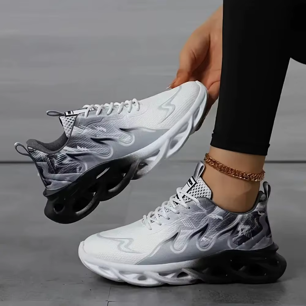 Femmes dames marche Tennis chaussures sans lacet léger décontracté course baskets semelle souple confortable formateurs Zapatos De Mujer