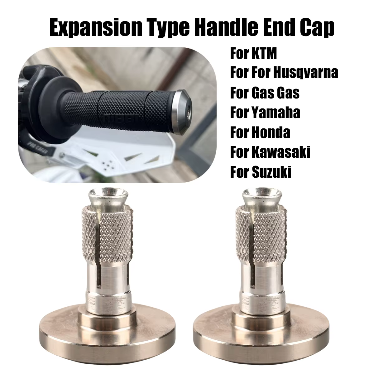 Accessoires de moto NOUVEAU embout de guidon extensible pour KTM HUSQVARNA Yamaha Honda Kawasaki Suzuki GasGas Motocross