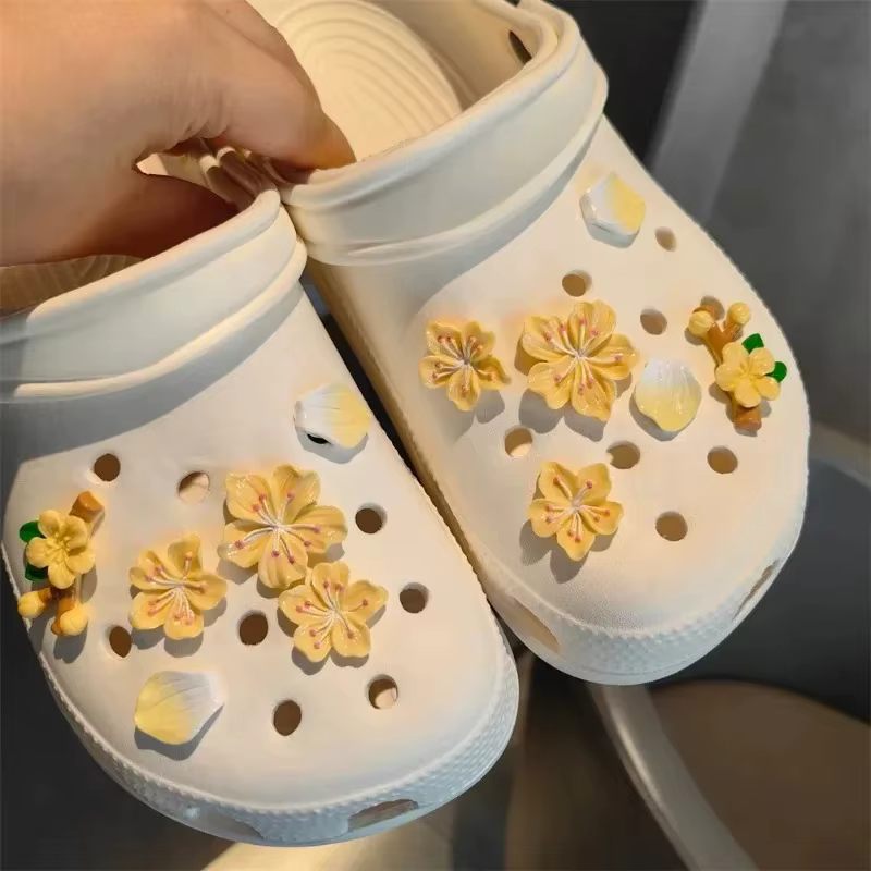 Ensemble de fleurs de cerisier 3D