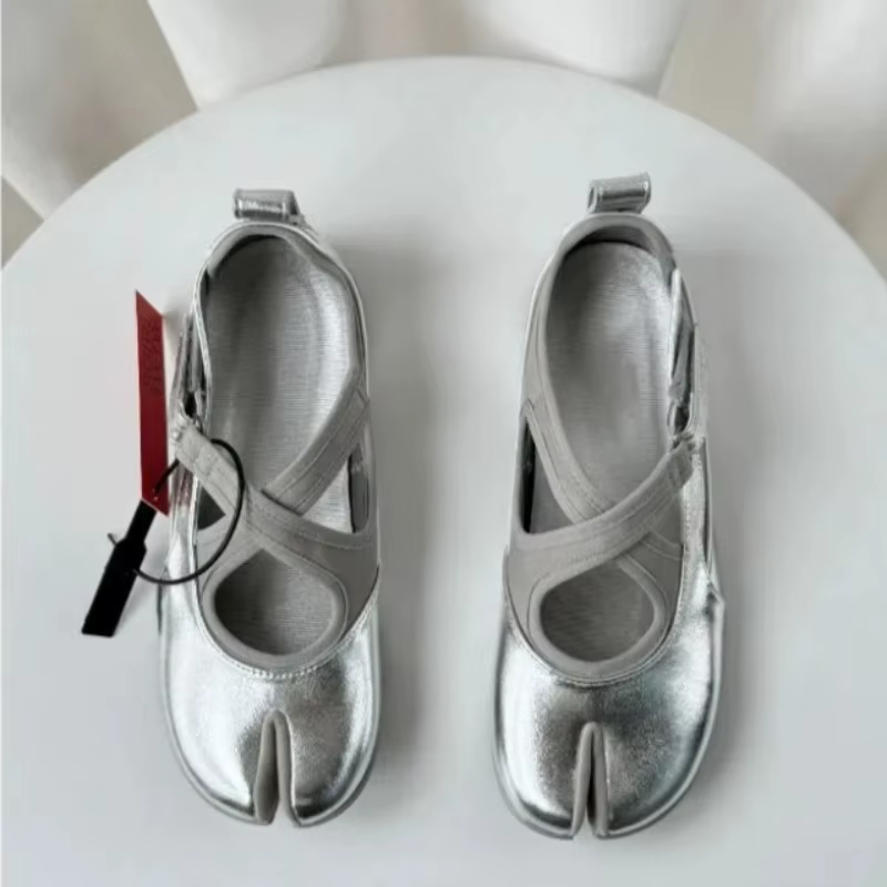 Chaussures plates décontractées Mary Jane à bout croisé pour femme