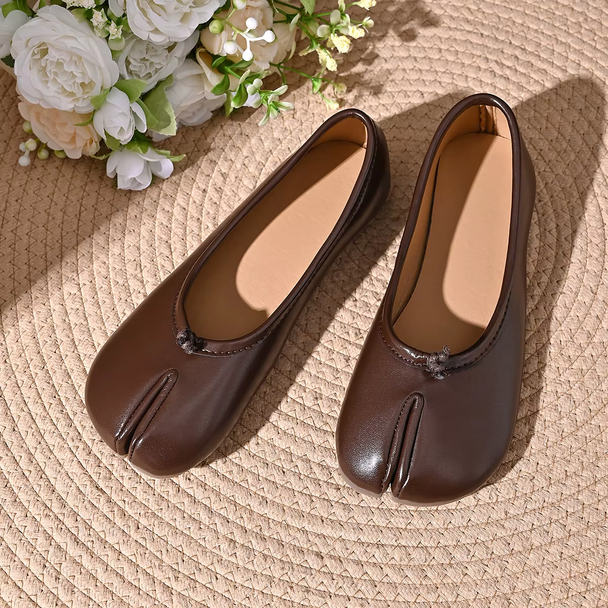 Chaussures Tabi Ninja de style japonais pour femme