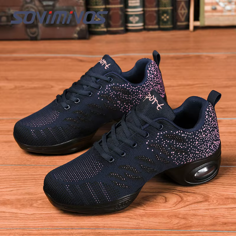 Chaussures de Jazz à Lacets pour Femme