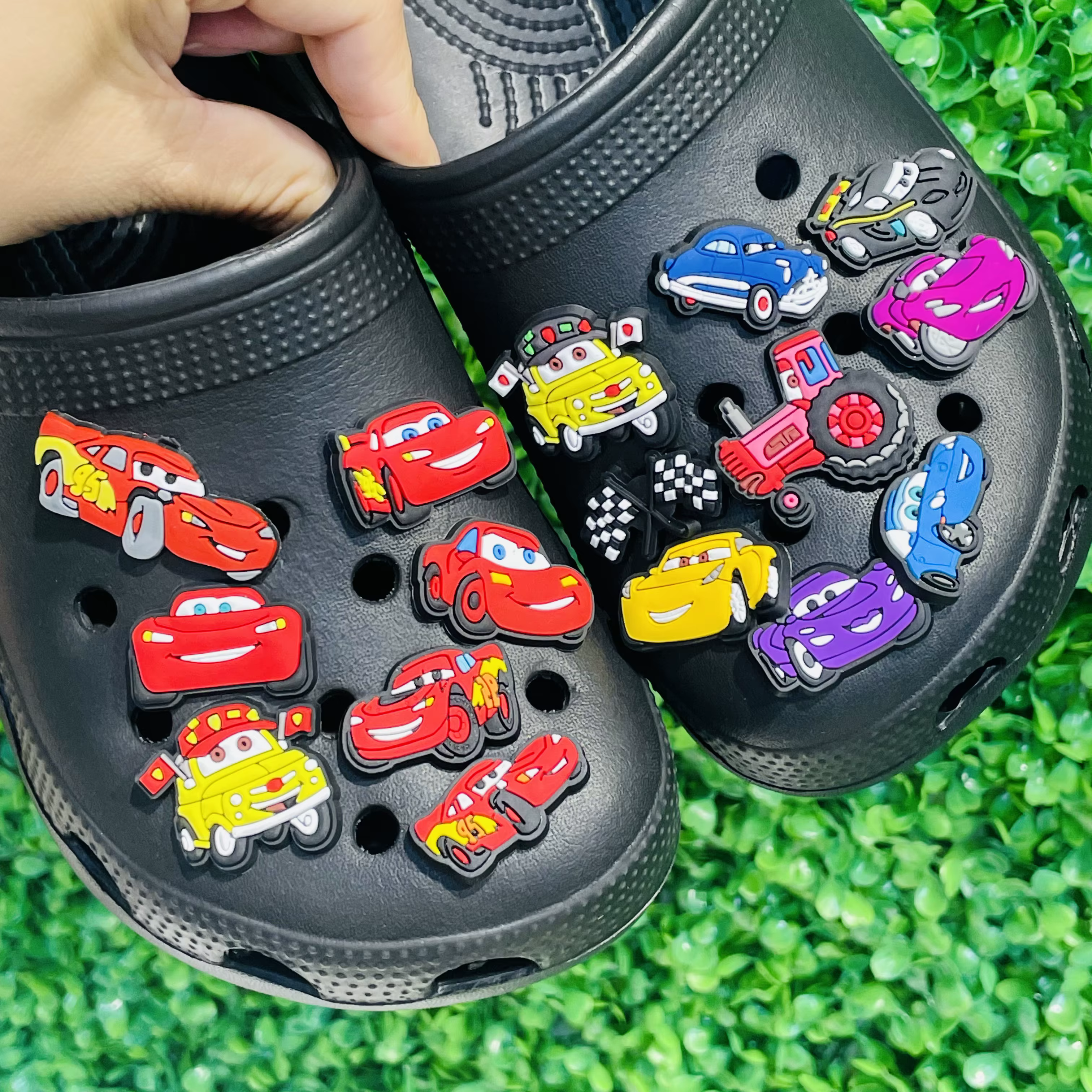 Breloques de chaussures de jardin en PVC
