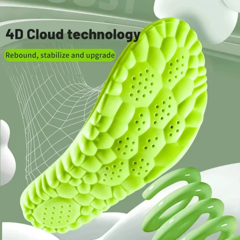 Semelles intérieures 4D Sport ultra-douces pour chaussures