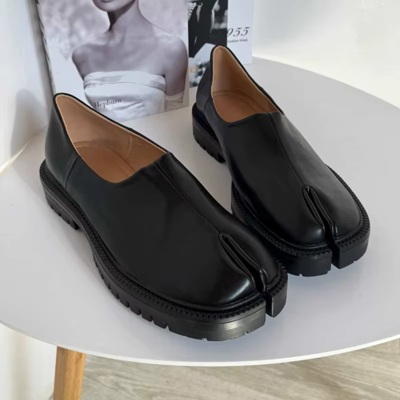 2025 Mocassins Tabi à plateforme épaisse pour femme