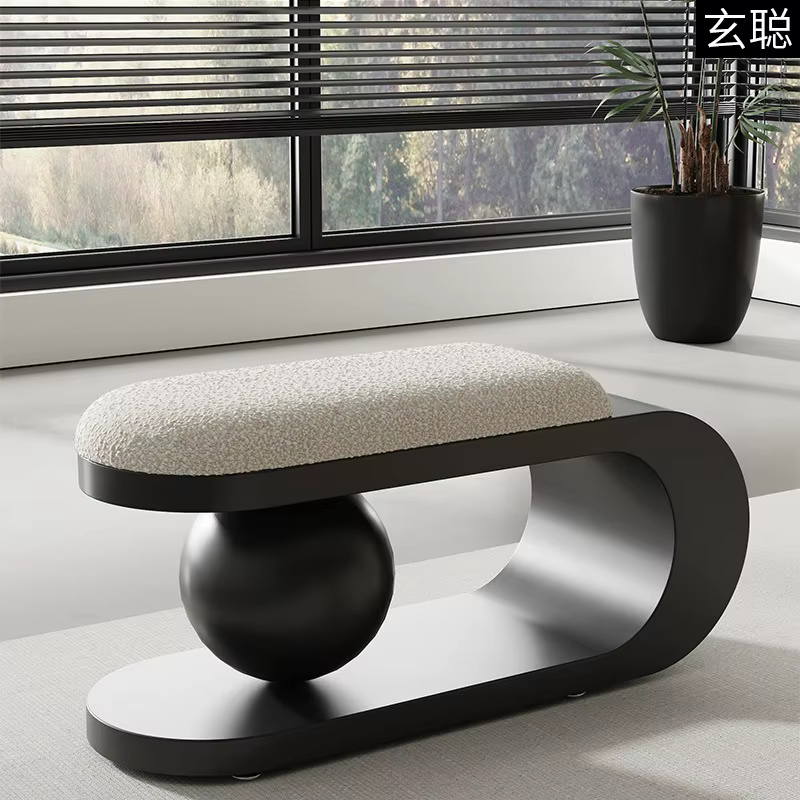 Banc à chaussures nordique pour la maison