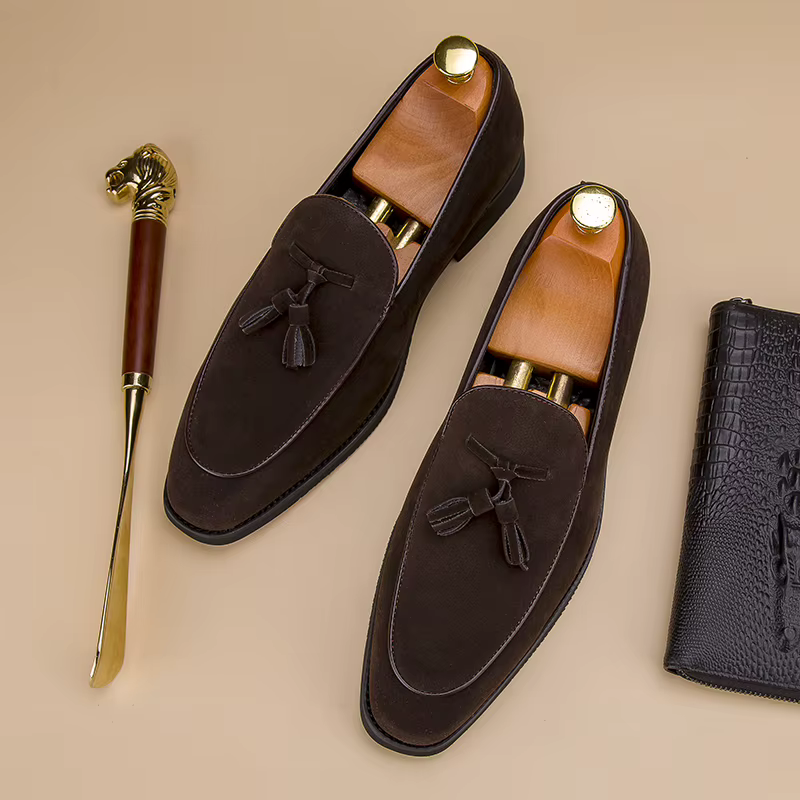 Mocassins de loisirs sans lacet chaussures de marche pour hommes