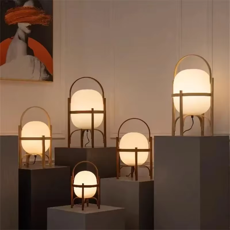Lampe de table LED en bois Wabi Sabi, abat-jour en verre minimaliste pour bureau, chambre à coucher, chevet, salon, lecture, décoration intérieure, lampe sur pied