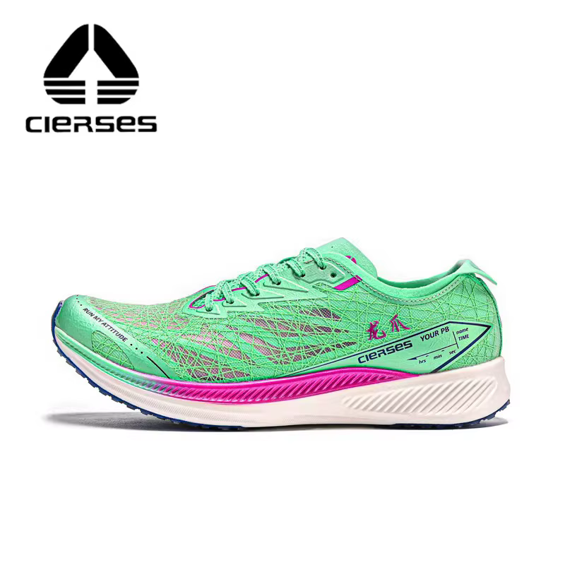 CLERSES Nouvelles chaussures de course à pied pour hommes avec plaque en carbone
