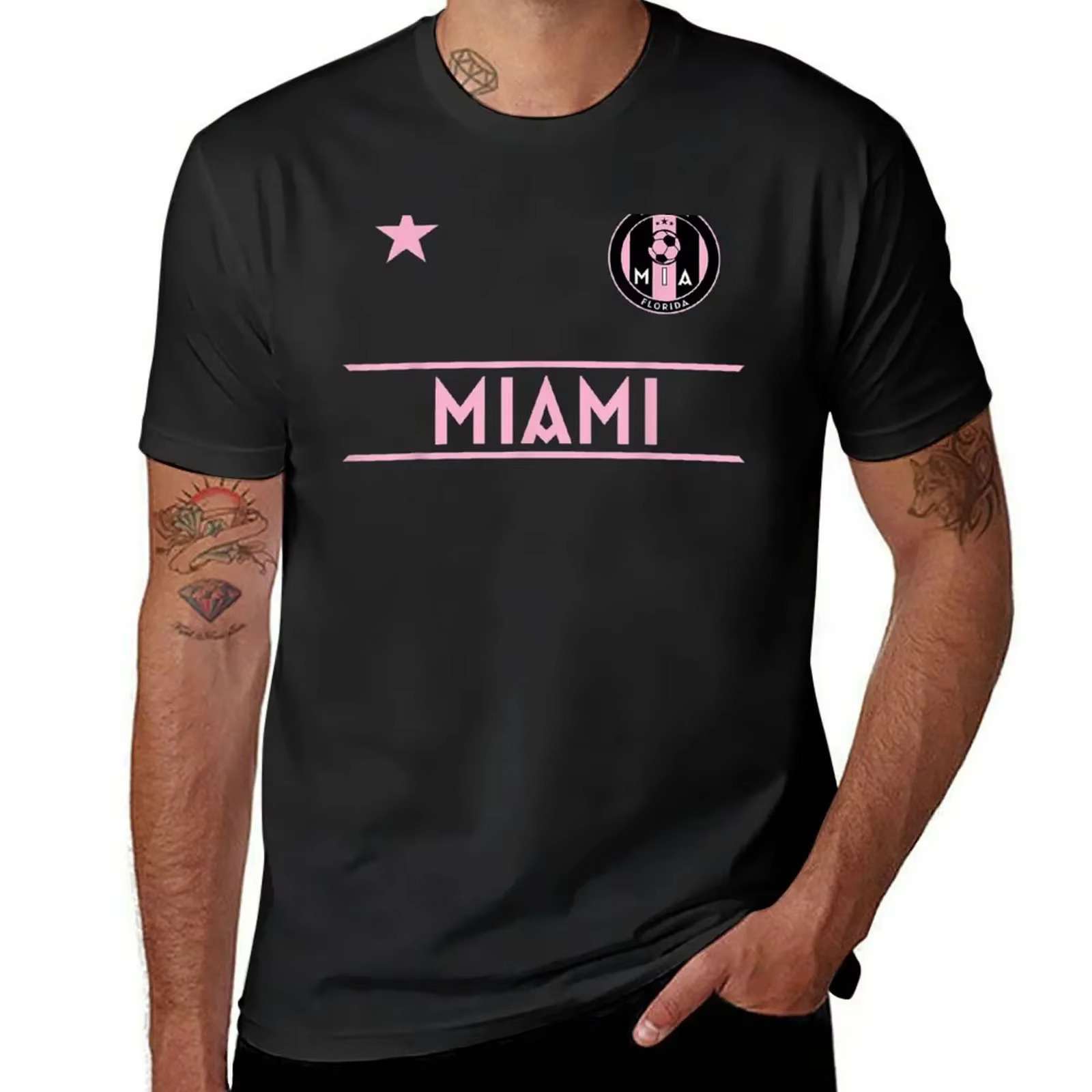 MIAMI-Maillot de football pour hommes, design de fan original, T-shirt Mini Danemark g, vêtements mignons, t-shirts Anime surdimensionnés, t-shirts unis