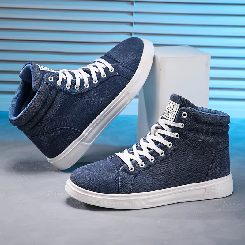 Chaussures de marche montantes en cuir confortables pour hommes