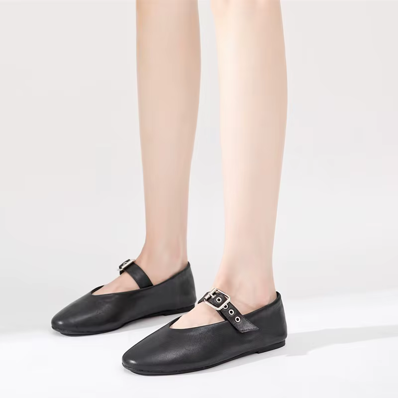 AIYUQI Chaussures Mary Jane pour femmes 2026 Automne en cuir véritable naturel Vintage