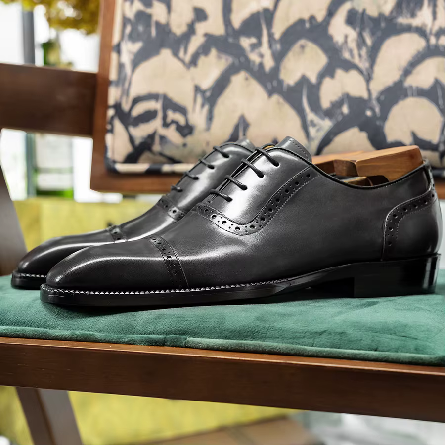 Hanmce Oxford-Chaussures Respirantes en Cuir group pour Homme