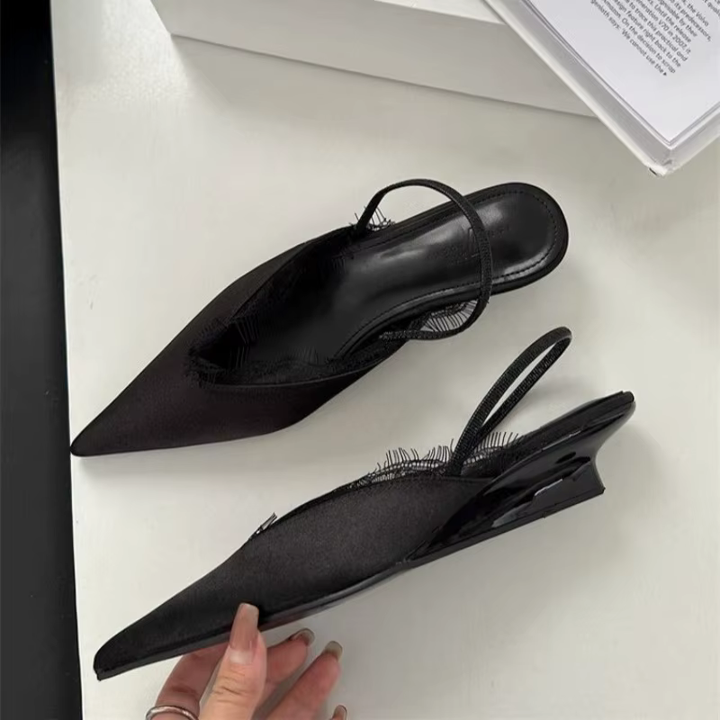 2025 offre spéciale chaussures femme bout fermé femmes sandales mode robe